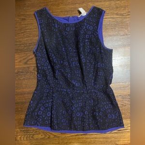 Women’s Banana Republic formal peplum top